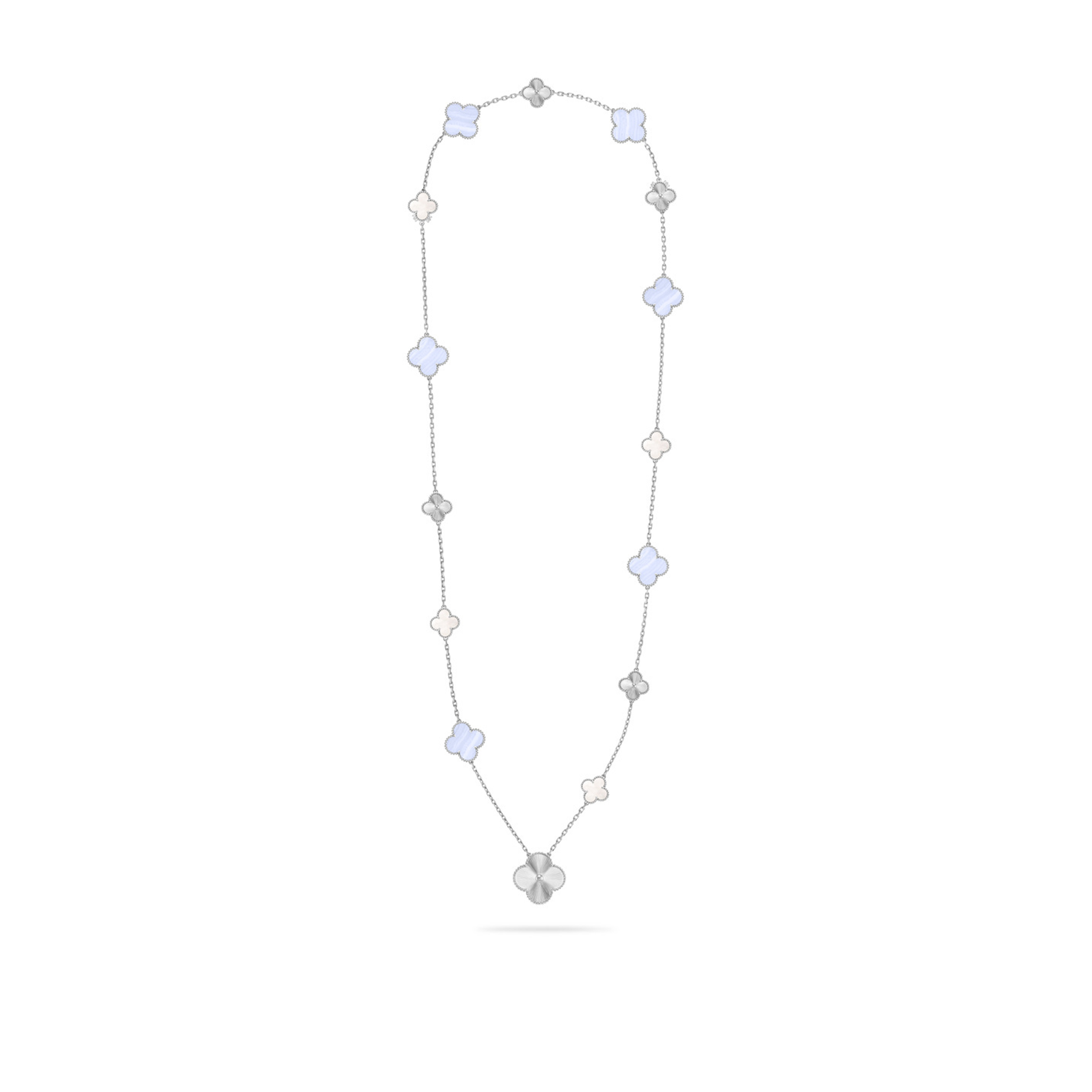 VAN CLEEF ARPELS MAGIC ALHAMBRA TRANSFORMABLE LONG NECKLACE, 15 MOTIFS VCARPGV000